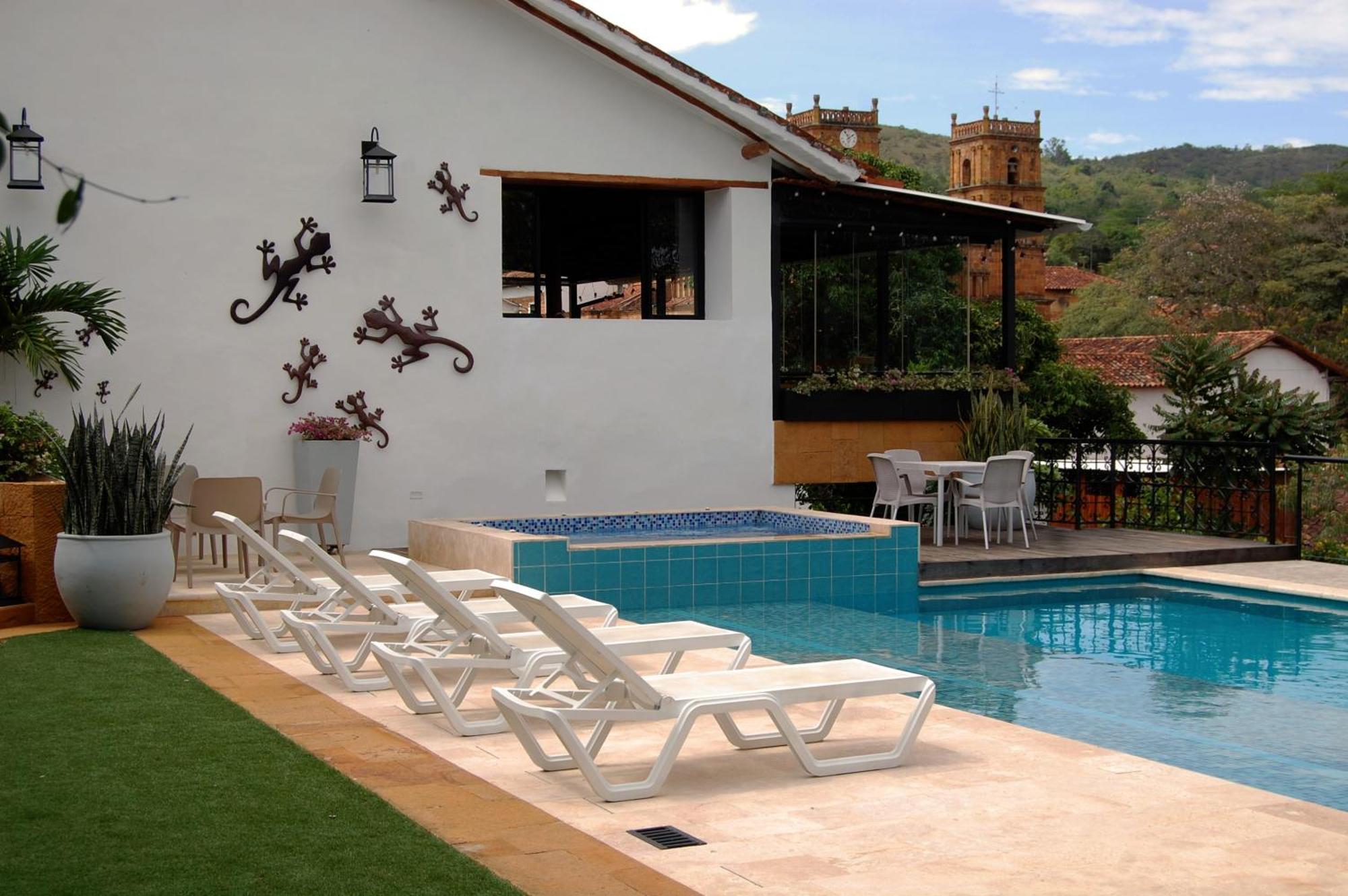 Hotel Santa Sofia Casa Boutique Barichara Exteriér fotografie
