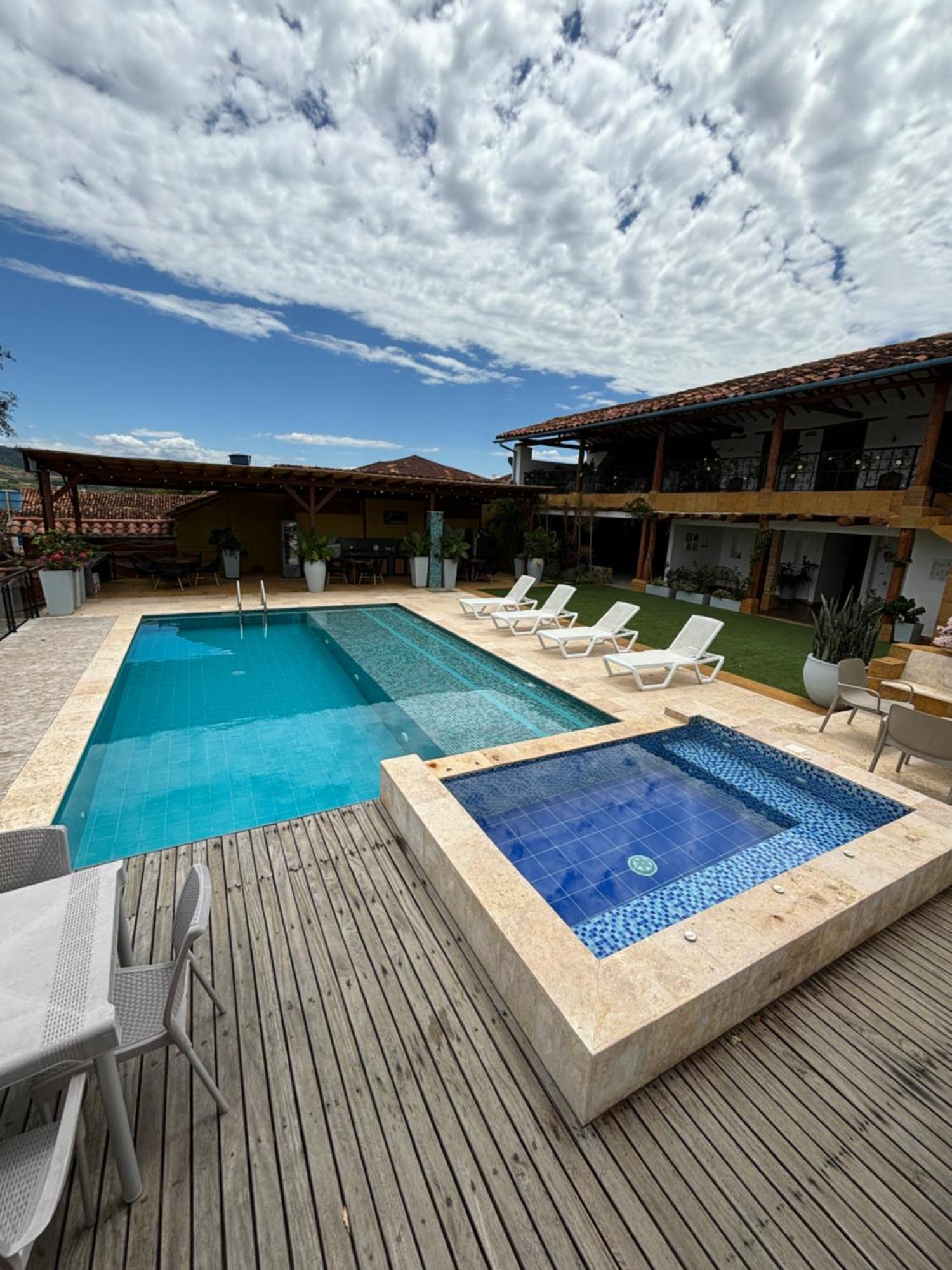 Hotel Santa Sofia Casa Boutique Barichara Exteriér fotografie